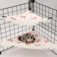 2026 Hammock Pendingin Musim Panas Baru yang Dapat Bernapas, Lapisan Tunggal, Kantong Tidur Gantung untuk Hamster, Sugar Glider, Ferret, Hewan Peliharaan Kecil
