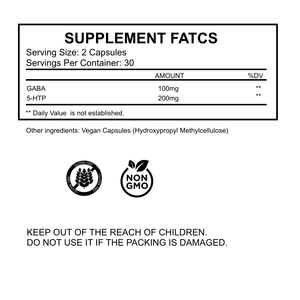 Cápsulas Astrawell 5-HTP GABA OEM Private Label, Cápsulas de Ácido Gama-Aminobutírico GABA - Product Image 2