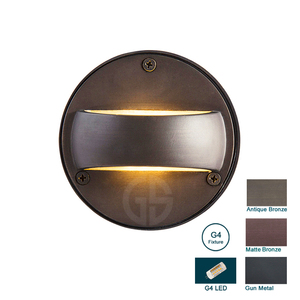 מתח נמוך 12v חיצוני ip65 עמיד למים למעלה & למטה פליז נוף גן אור דשא צעד אור על מכירה חמה למכירה חמה - Product Image 2