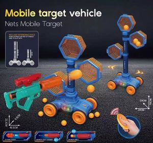 Shooting Games Toys for Boys Kids Toy Sports with Moving Shooting <b>Target</b> 2 Popper <b>Air</b> Toy <b>Guns</b> 24 Foam Balls Gifts Outdoor Game - Product Image 6