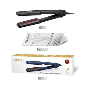 เครื่องหนีบผมเคเมอิ KM-332 สีดำ ปรับอุณหภูมิได้ พร้อมหน้าจอดิจิตอล ใช้ได้ทั้งผมเปียกและผมแห้ง - Product Image 5