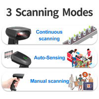 Lecteur de codes QR 1D GTCODESTAR, scanner de codes-barres 2D, lecteur de codes-barres sans fil, scanner de codes QR pour supermarché, lecture de codes-barres