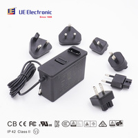 Enchufe Intercambiable para EE. UU., UE, Reino Unido y Australia, Fuente de Alimentación de 12 V 0.1 A, 24 V 30 W, 60 W, 96 W, Adaptador de Corriente Especial para Dispositivos Médicos e Inteligentes para el Hogar ITE