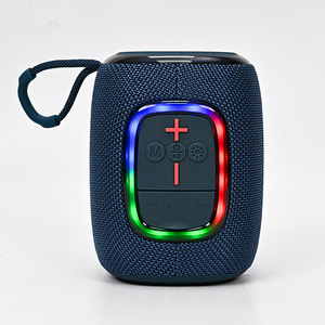 Portable High-volume for BT V5.3 <b>Speaker</b> RGB Lights Water-resistant 1200mAh Battery for Outdoor Home /TF/<b>USB</b>/FM/AUX-IN/TWS - Product Image 1
