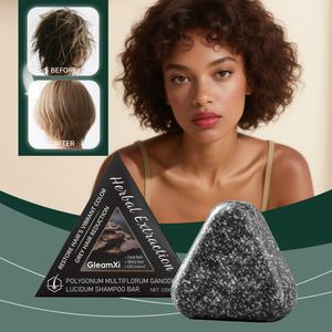 Autocollants personnalisés pour soins capillaires, shampoing solide naturel, savon pour cheveux, antipelliculaire, rend les cheveux lisses et doux - Product Image 3