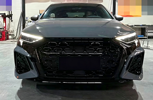 Ensemble de pare-chocs avant style <span class=keywords><strong>RS3</strong></span> avec calandre en nid d'abeille pour <span class=keywords><strong>Audi</strong></span> A3 8Y 2020-2024 berline <span class=keywords><strong>Sportback</strong></span>, kit carrosserie, garantie 1 an - Product Image 3