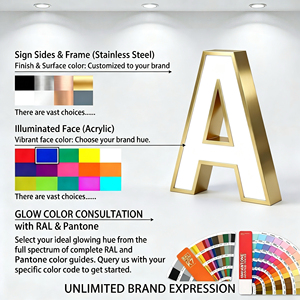 Letras y Números Decorativos de Metal RGB Neon Gigantes de 3 pies/<span class=keywords><strong>4</strong></span> pies para Negocios, Bodas, Aniversarios y Fiestas - Product Image 5