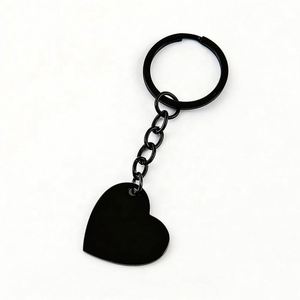 Llavero de Metal Personalizado con Grabado Láser, Impresión de Logotipo, Acero Inoxidable, Forma de Corazón, Material en Blanco para Foto - Product Image 5