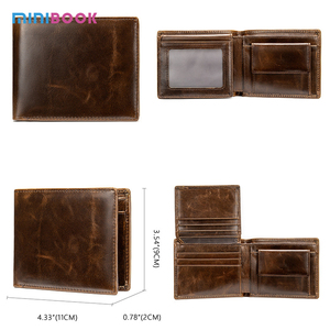 Minibook-tarjetero multifunción <span class=keywords><strong>de</strong></span> cuero genuino, Cartera <span class=keywords><strong>de</strong></span> dibujo personalizado creativa, venta directa <span class=keywords><strong>de</strong></span> fábrica - Product Image 6