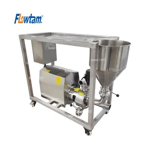 Süt ve toz yapma mikser makinesi için % dozaj makinesi çözen yüksek etkili paslanmaz çelik sıvı ve toz karıştırıcı