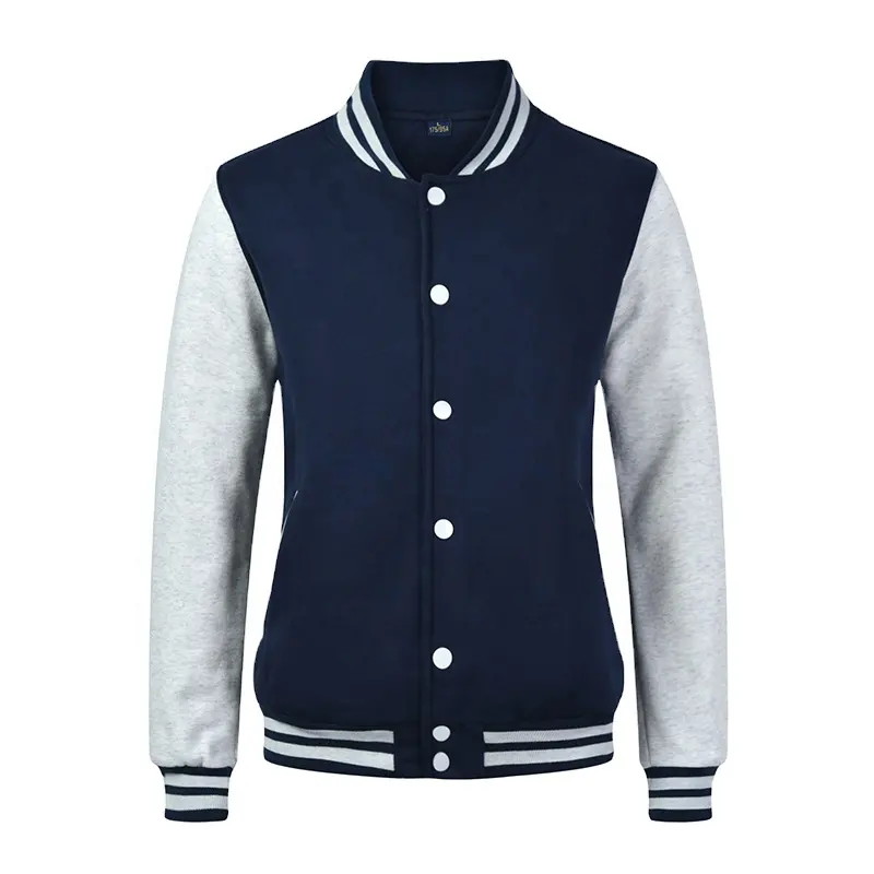 Jaqueta de inverno quente de veludo, versão coreana personalizada do uniforme de beisebol clássico com estampa de personalidade
