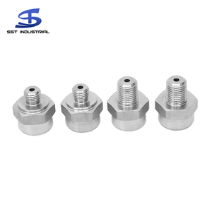 Conector de Tubería Roscado de Acero Inoxidable 304 Industrial para Calefacción, 3/8 BSPP, Niple de Tubería Macho de Acero Inoxidable 304 Fundido - Product Image 3