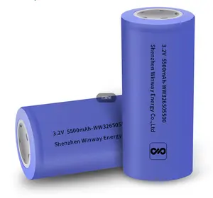 Winway 3.2V 32650 5.5Ah, 6Ah, Lifepo4-Batterie, Klasse A, Solar batterie Lifepo4-Batteriezelle