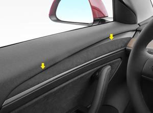 Cubierta <span class=keywords><strong>de</strong></span> <span class=keywords><strong>puerta</strong></span> interior Accesorios <span class=keywords><strong>de</strong></span> coche <span class=keywords><strong>Puerta</strong></span> interior <span class=keywords><strong>de</strong></span> cuero Panel <span class=keywords><strong>de</strong></span> embellecedores <span class=keywords><strong>de</strong></span> <span class=keywords><strong>puerta</strong></span> ABS para Tesla Model 3 Model Y - Product Image 2