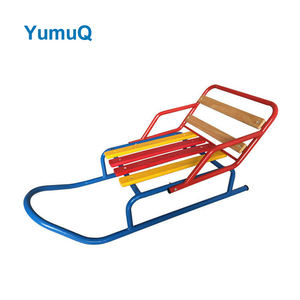 YumuQ gonflable en plastique approvisionnement bois pliant enfants nouveau 2 en 1 motoneige poussant traîneau Scooter <span class=keywords><strong>luge</strong></span> - Product Image 1