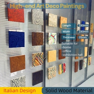 Murales Personalizados de Alta Gama sin Bordes, Estilo Artístico, de Madera Sólida, Diseño Italiano, en Cualquier Combinación, para Decoración del Hogar u Oficina - Product Image 3