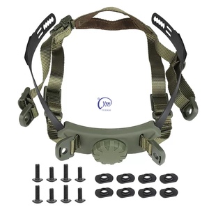 อุปกรณ์เสริมคุณภาพสูง ปรับได้ ระบบแขวนยุทธวิธีสำหรับการฝึกกลางแจ้ง พร้อมน็อตและสกรูสำหรับหมวกฟาสต์เฮล - Product Image 4