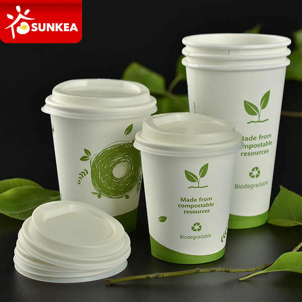 Tazas De Papel Reciclables Y Biodegradables GreenFeel - Ecológicas Y Compostables