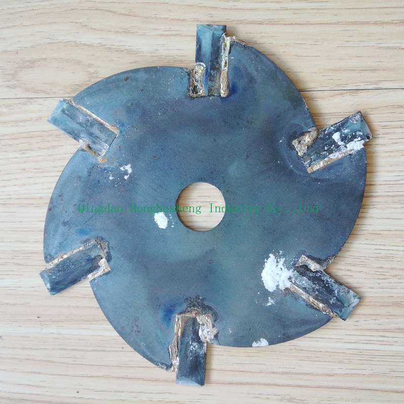 polishing machine round cutting blade for waste tyre sidewall cutter