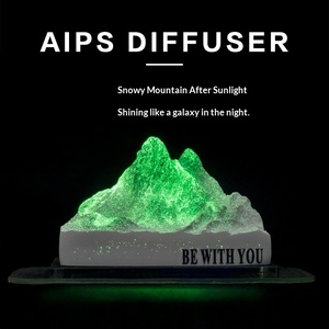 Luminous Alpine Snow Mountain Diffuser Stone Aromatherapy Ornament Car <b>Perfume</b> Long Lasting Fragrance Home Bedroom Decor Gift - Product Image 1