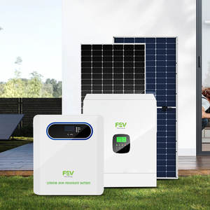 Sistema Solar Completo Fuera de la Red de 20kw 15kw 10kw <span class=keywords><strong>8kw</strong></span> 6kw, Sistema de Energía Solar Híbrido Fuera de la Red con Baterías de Litio de 51.2V/48V - Product Image 4