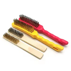 Nylon spiral brushesmetal wire brush hard wire block brush flat wire brush