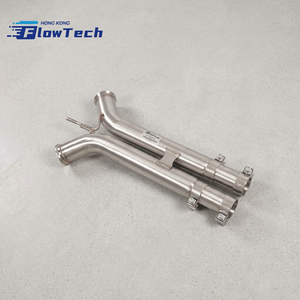 ท่อไอเสียกลางสำหรับรถ Porsche Panamera 971 4S 2.9T V6 Twin Turbo ผลิตจากสแตนเลส 304 แบบยึดติดโดยตรง - Product Image 5