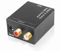 Décodeur amplificateur Toslink 192 khz DAC 24 bits S/P DIF Signal vers adaptateur stéréo analogique R/L convertisseur Audio numérique vers analogique