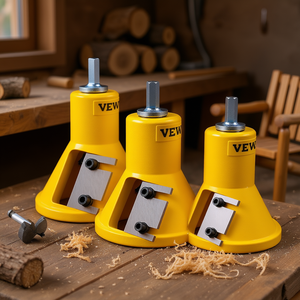 Vevor Tenon Cutter 1/1.5/2 Inches Dual Straight Blades Aluminum Steel Manual Woodworking <b>Tool</b> - Product Image 2