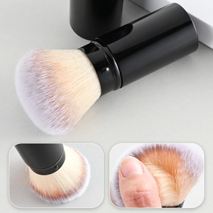 Juego de 6 Brochas de Maquillaje de Pelo Sintético con Ferrula de Aluminio para Rostro, Ojos, Polvo, Base, Rubor y Sombra de Ojos, Brochas Cosméticas con Logotipo Personalizado - Product Image 6