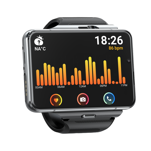 S999 Men 4G Smart Watch 2.88-Inch TFT Screen 4GB+64GB HD Dual Camera Video Call WIFI 2300mAh Battery Waterproof IP67 Email