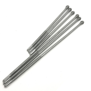 Tornillo de techo galvanizado Serie 500 #5, tornillo <span class=keywords><strong>autoperforante</strong></span> de punto de perforación, arandela de sistema de medición de pulgadas estándar DIN de acero/metal - Product Image 5