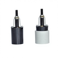Support de lampe de bureau en céramique avec interrupteur torsadé E27, pour lampe électrique en bois, luminaire