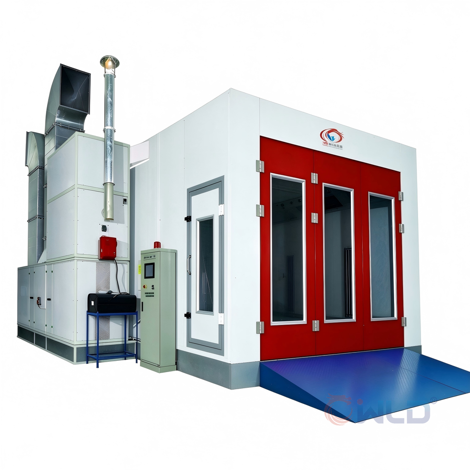WLD-S 9300 Automotive Spray Booth Diesel Burner Car Paint Booth Baking ...