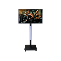 Pantalla Inteligente con Ruedas para Piso de 32 Pulgadas, CPU Android de 8 Núcleos, Pantalla Táctil de 10 Puntos, Batería, Cámara de 13MP, Reconocimiento Facial, para Centros Comerciales