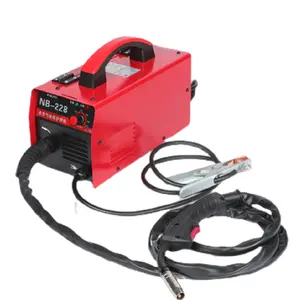 2024 Custom Factory Igbt MIG Welding Machine Equipment Wholesale Portable Gasless Nb 228 DC Welding Machine