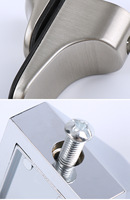 Étagère réglable, support pour verre, support pour bouche de poisson, support en forme de F, cloison fixe, planche de rangement, support de fixation d'étagère