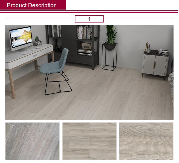 Luxury HDF laminate flooring EIR Surface modern design waterproof anti-scratch 8-12mm laminate flooring
