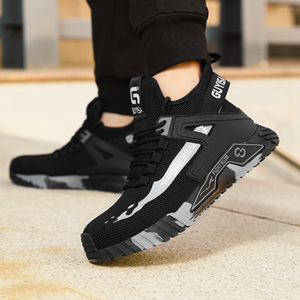 GUYISA <span class=keywords><strong>Scarpe</strong></span> <span class=keywords><strong>Antinfortunistiche</strong></span> da Uomo con Punta in Acciaio Stivali da Lavoro Impermeabili Anti-Schiacciamento Leggeri da Escursionismo Industriali - Product Image 5