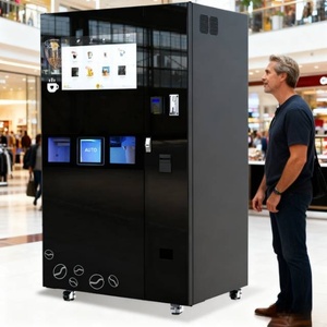 <b>Touch</b> <b>Screen</b> Commercial Automatic Iced Hot Fresh <b>Coffee</b> Vending <b>Machine</b> - Product Image 3