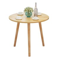 Table basse en bois de petite taille, vente chaude, table à thé de luxe légère, table à thé de l'après-midi, table basse de balcon