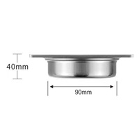 Égouttoir de sol carré moderne en acier inoxydable personnalisé pour salle de bain de garage industriel pour hôtels restaurants cuisine douche