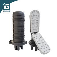 Caja de empalme de fibra óptica tipo domo Gcabling BEP BEPO FTTH OPGW, caja de empalme en línea plana de fibra óptica ATP para vía férrea