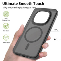 Funda para Redmi Note 15 Pro+5G, al por Mayor de Fábrica, Mate Translúcida, de Lujo, Suave al Tacto, Personalizada, Antigolpes, Magnética