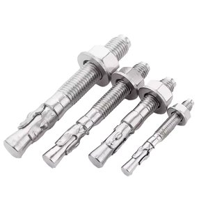 Ancres à expansion à tête plate en acier inoxydable 304 de haute qualité, finition lisse - Product Image 1