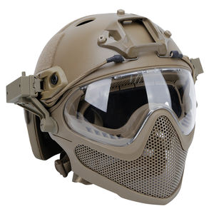 WOSPORT Deporte al aire libre ABS <span class=keywords><strong>Shell</strong></span> FAST Casco con máscara de malla de acero - Product Image 2