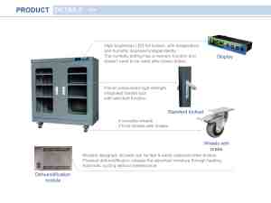 ארון יבש יעילות גבוהה-אחסון עמיד לחות חיוני עבור אלקטרוניקה/מוליכים למחצה/מוצרי אנרגיה חדשים - Product Image 5