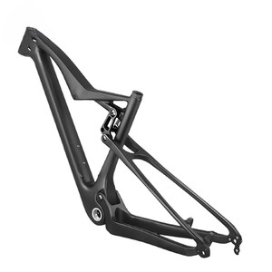 Cadre de vélo de montagne tout <span class=keywords><strong>carbone</strong></span> 29ER XC avec suspension, hanger UDH, pneu 2.4T, frein à disque 148*12MM, roue 29, cadre de <span class=keywords><strong>VTT</strong></span> à suspension - Product Image 1