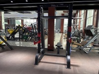 Equipo de Gimnasio Comercial, Máquina Smith para Entrenamiento de Pecho y Brazos, Entrenador de Gimnasio de Acero Inoxidable