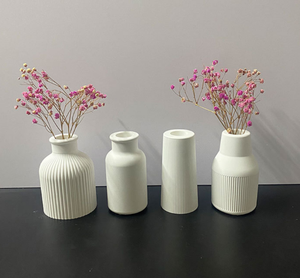 Cetakan Keramik Kerajinan Vas Tanaman Cetakan Silikon untuk DIY Epoksi Plester Beton Pot Bunga Cetakan Injeksi Dekorasi Berkebun - Product Image 2